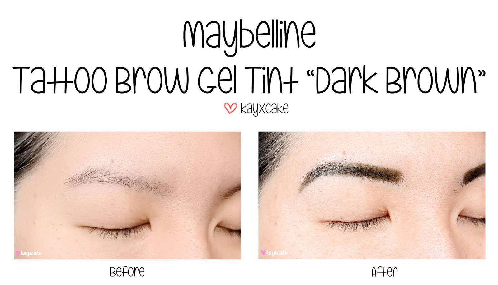 MAYBELLINE TATTOO BROW GEL TINT Does It Work First Impressions  Review   YouTube