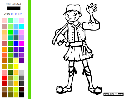 TheColor.com: Ζωγραφίζουμε τσολιαδάκια ~ Ιστολόγιο Πληροφορικής