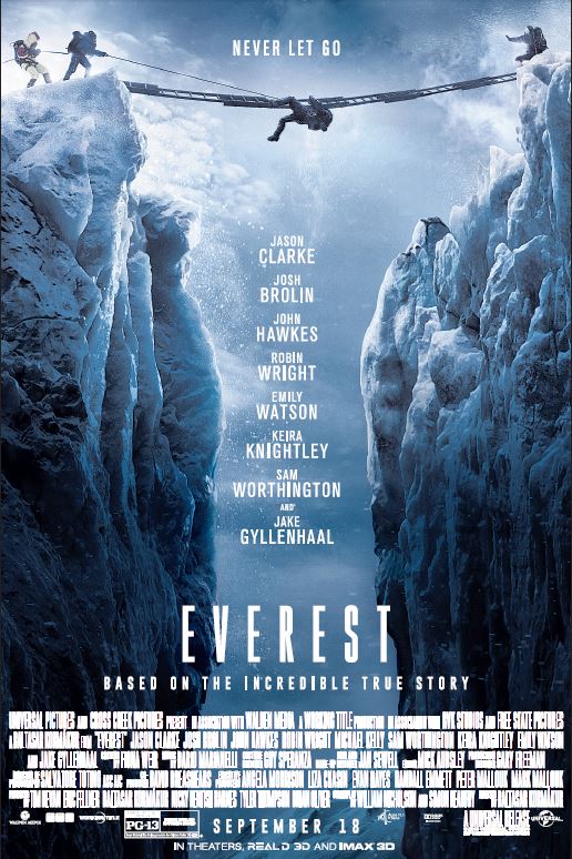 Number9 Movie Reviews: “Everest” – Don’t go up there.