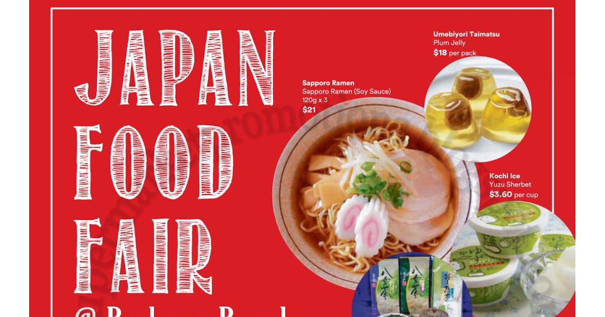 Parkway Parade Japan Food Fair 06 22 October 2017 Supermarket Promotions