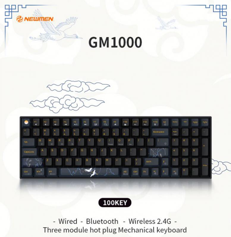 Bàn phím Newmen Gaming không dây GM1000 16 ckeditor 3658478