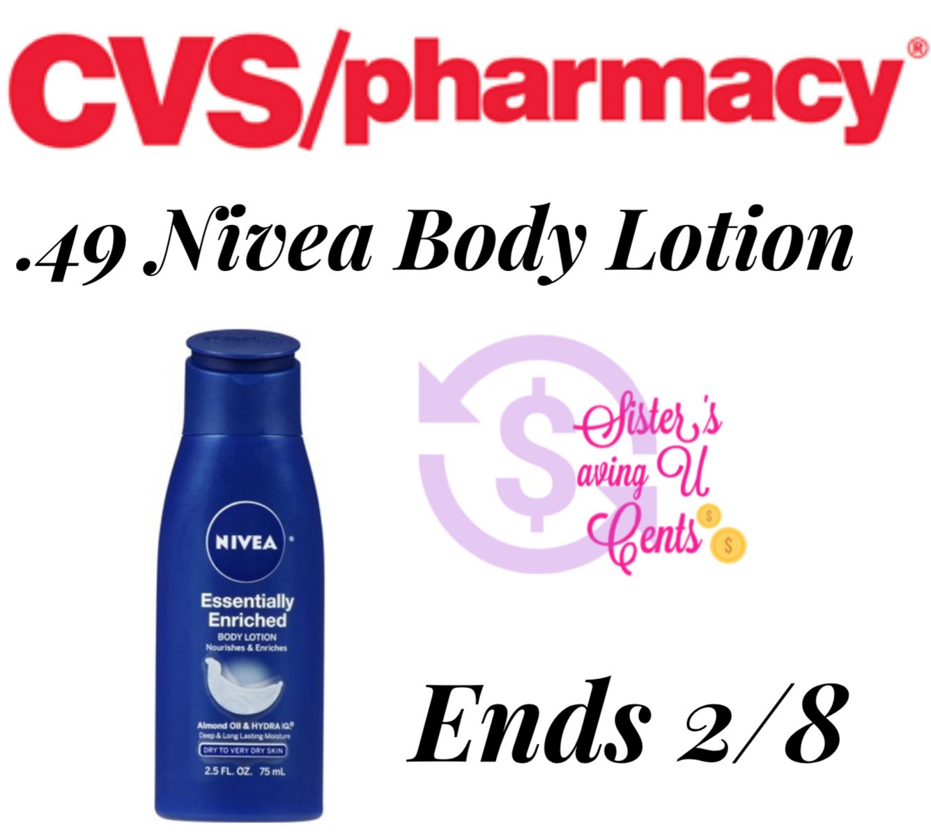 .49 Nivea Body Lotion At CVS
