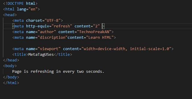 Understanding meta tag and its attributes