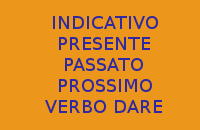 VERBO DARE IN ITALIANO - 10 FRASI CON INDICATIVO IMPERFETTO E TRAPASSATO PROSSIMO