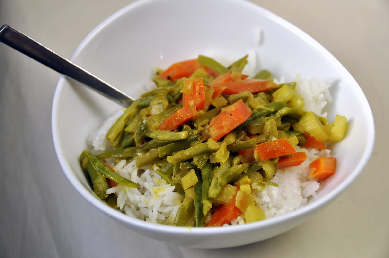Sole Foodie Green Bean, Carrot, and Coconut Curry