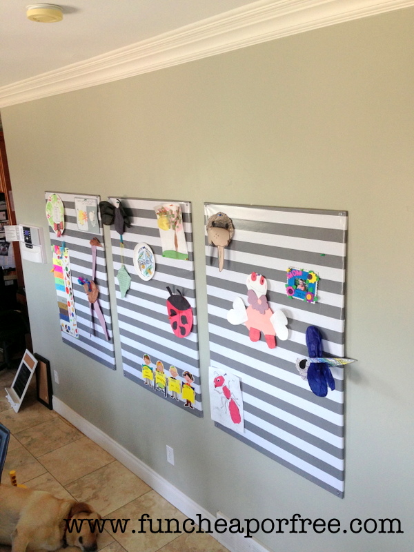 Easy DIY Bulletin Board That's Super Cheap! Fun Cheap or Free
