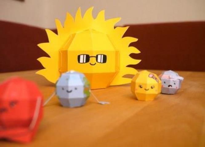 PAPERMAU: Solar System Papercraft Kit For Kids - by Digitprop