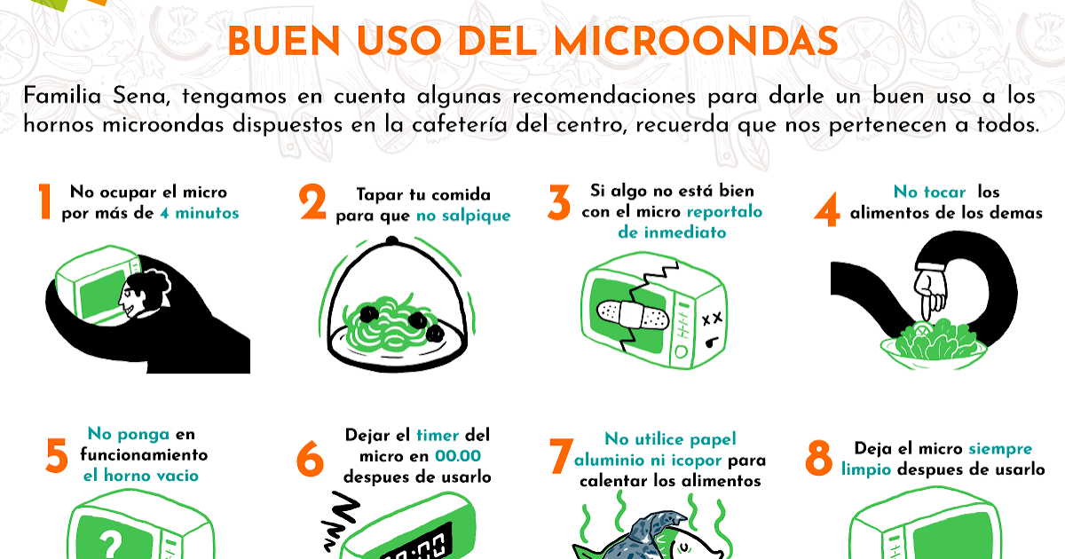 noche cuerda Despido Chía - Centro de Desarrollo Agroempresarial: Correcto uso del microondas