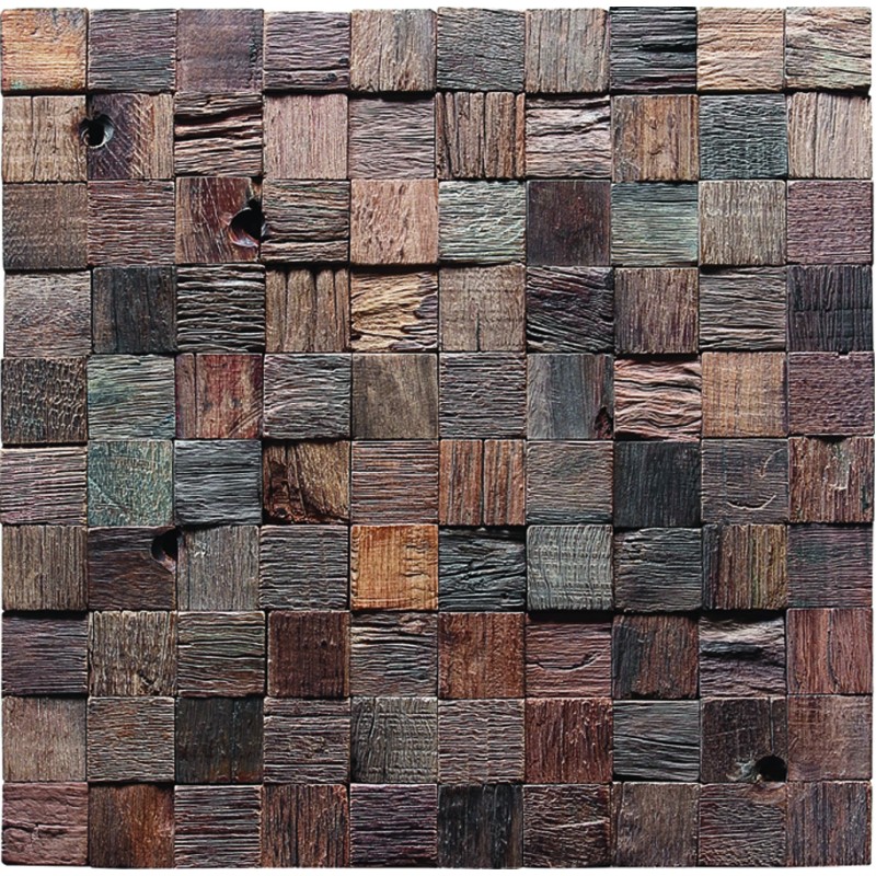 TST Mosaic Tiles Ideal Wooden Mosaic Tiles For Restautant, Cafe And Bar
