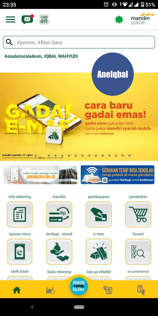 Bukti Transfer M Banking Mandiri Kita