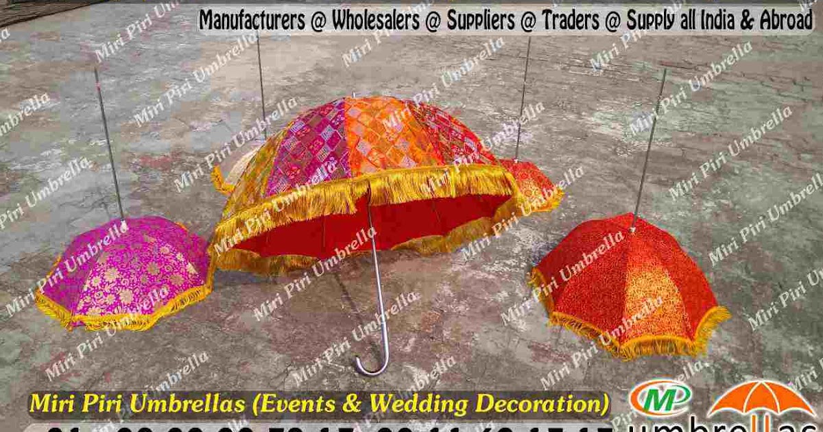 Rajasthani, Jaipuri, Wedding, Decorative, Umbrellas Parasols