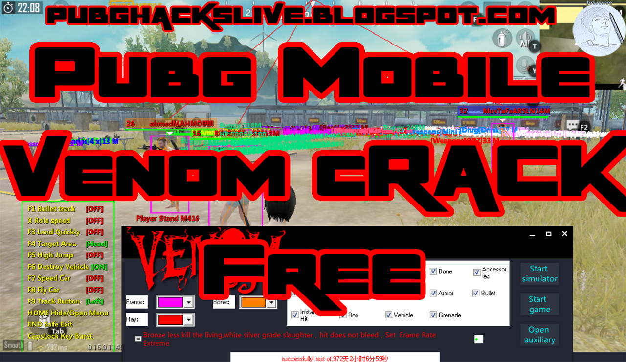 Pubg Mobile New Venom Crack Latest Free By Gamertt Pubg Hacks Live
