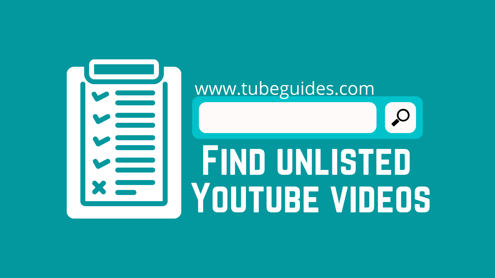 How to find unlisted youtube videos