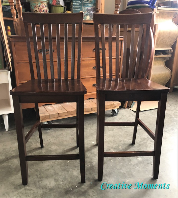 Classic Navy Barstools