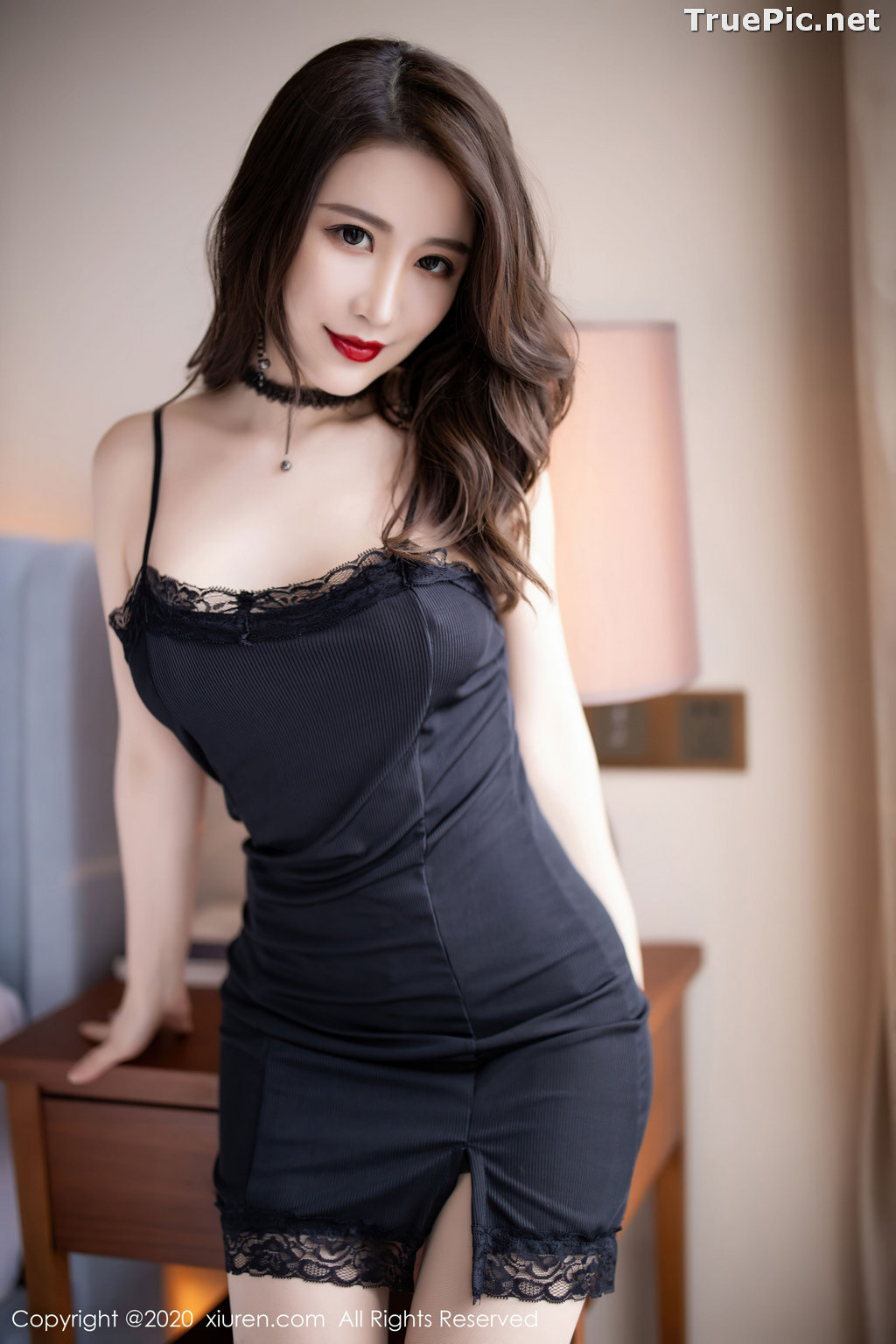 Image XIUREN No.2620 - Chinese Model - 绯月樱-Cherry - Sexy and Mysterious Black - TruePic.net - Picture-16