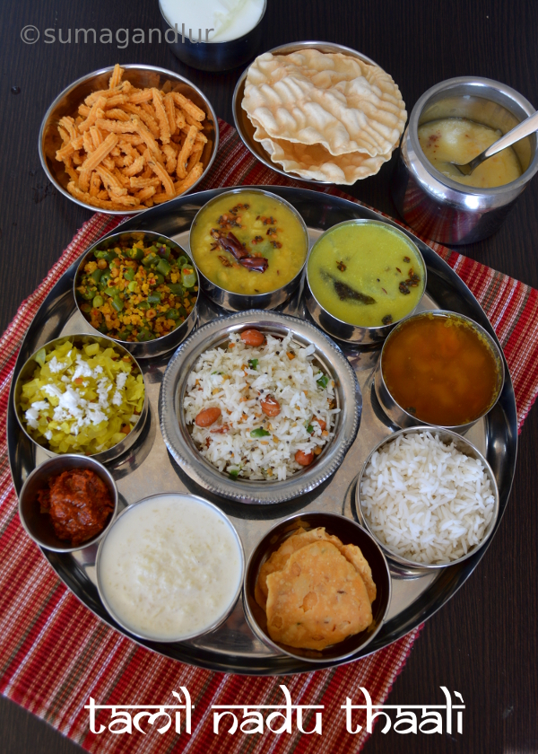 Veggie Platter A Tamilnadu Thaali