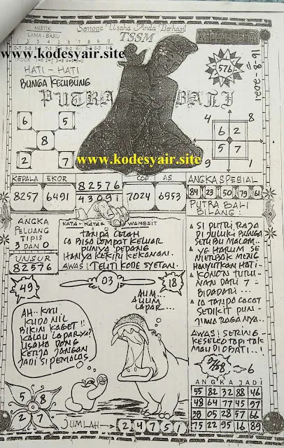 Bocoran Syair Sgp Togel Hari Ini Senin 16 08 2021