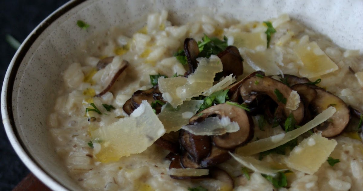 Risotto de Cogumelos & Mascarpone {Mushroom & Mascarpone Risotto