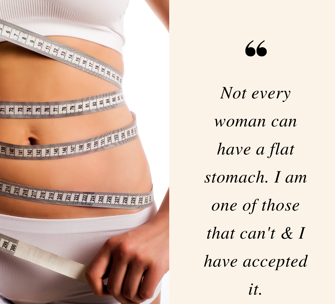 The reason why my stomach is not flat. Pawalicious