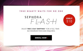 Sephora Flash Subscription Free Shipping Coupon Code 2016