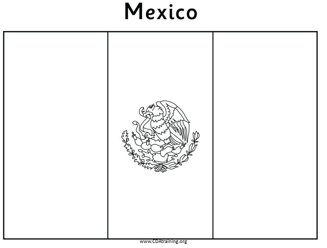 Mexican Flag Coloring Page ~ Coloring Pages