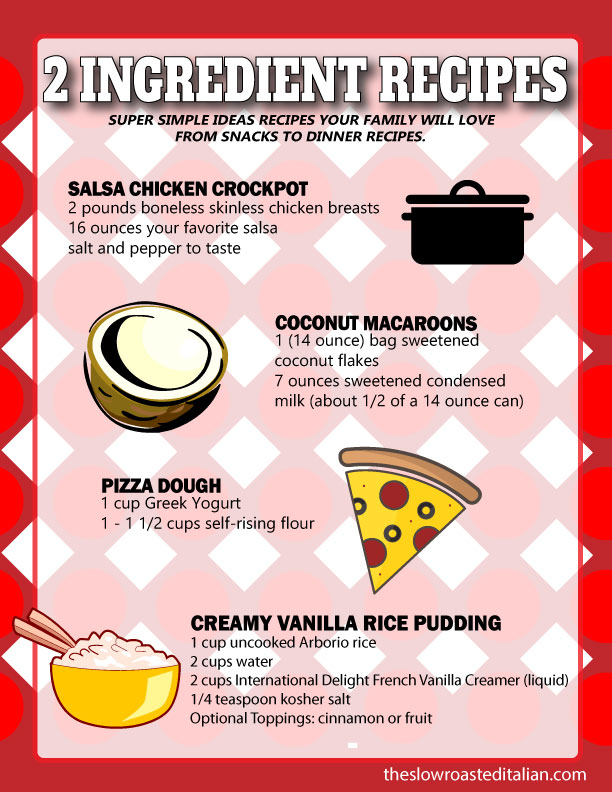 Easy 2Ingredient Recipes