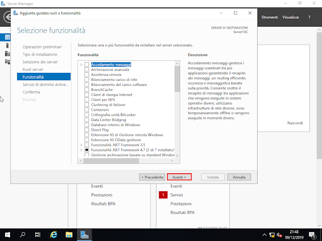 Windows Server 2019, Funzionalità