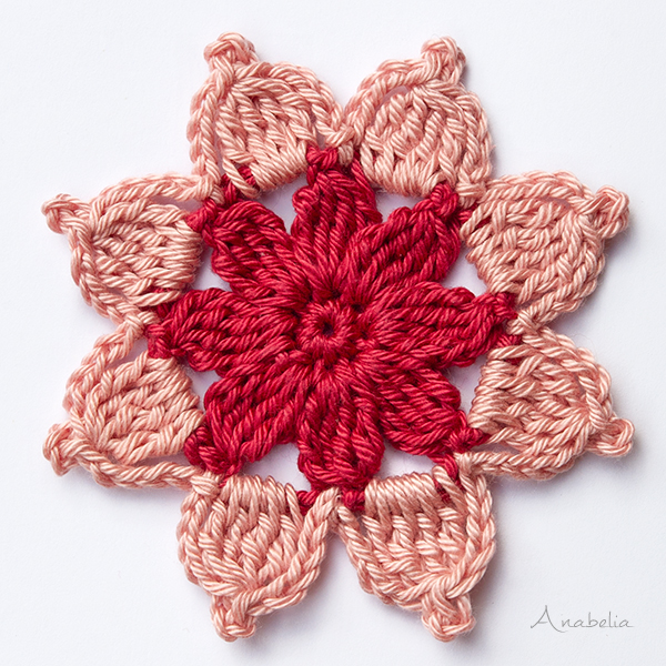 10  Crochet Flowers  free patterns, Anabelia Craft Design