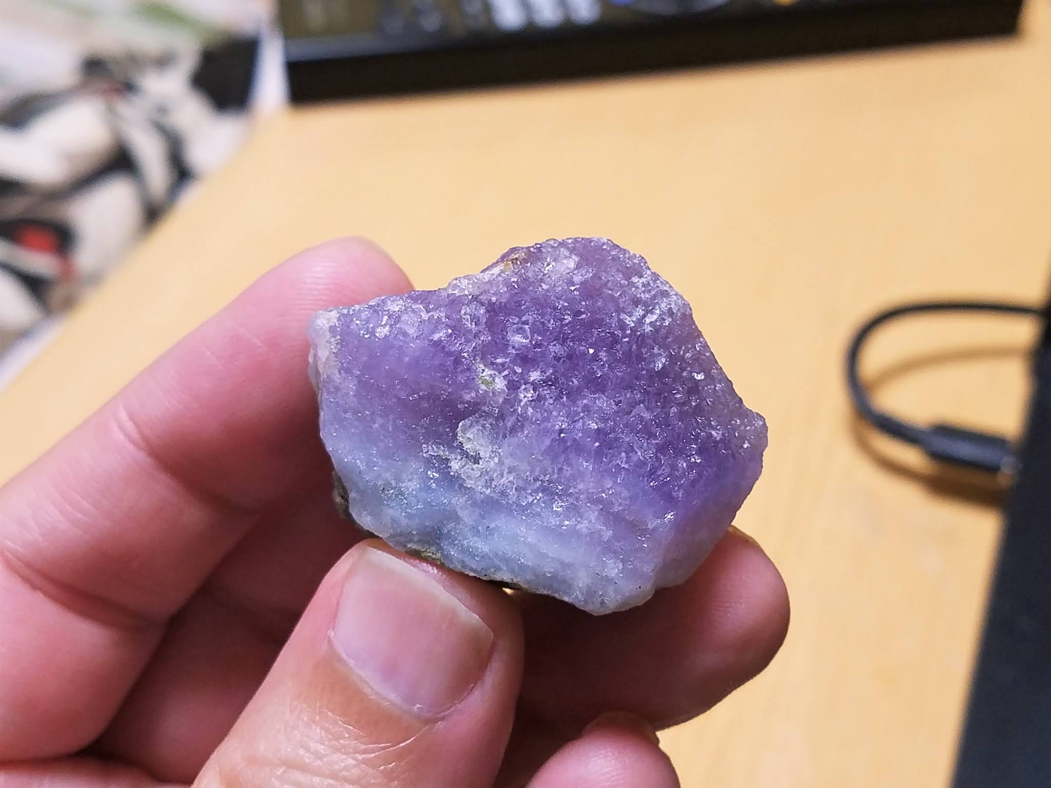 オヤジ系道楽ブログ: No.78 国産鉱物15 福島県で紫水晶を採集