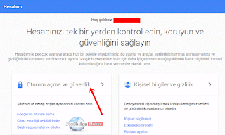 gmail Oturum açma ve güvenlik