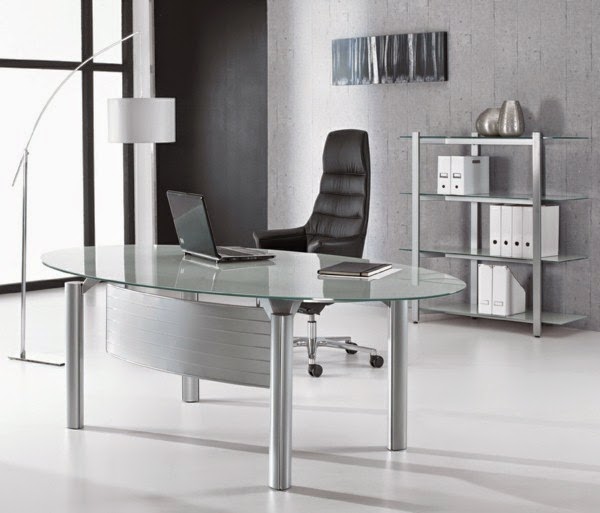 Glass writing desk – wonderful ideas!