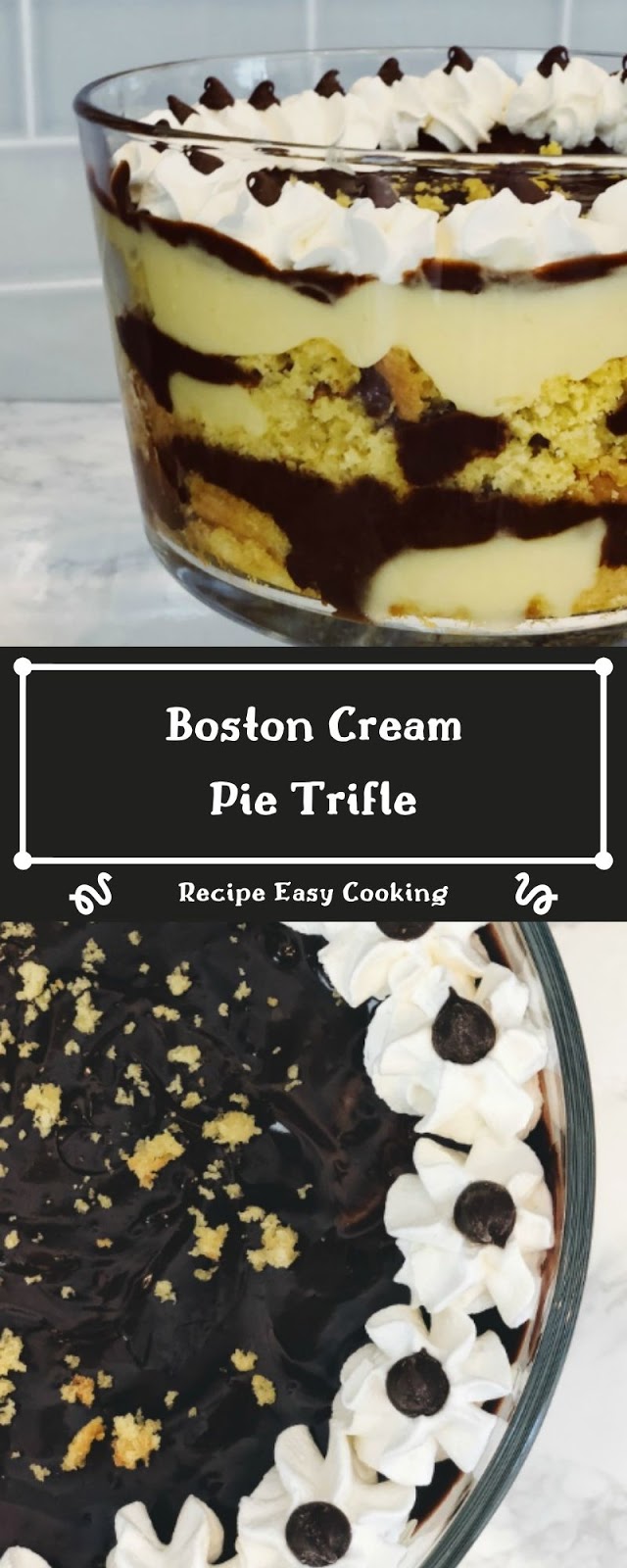 Boston Cream Pie Trifle