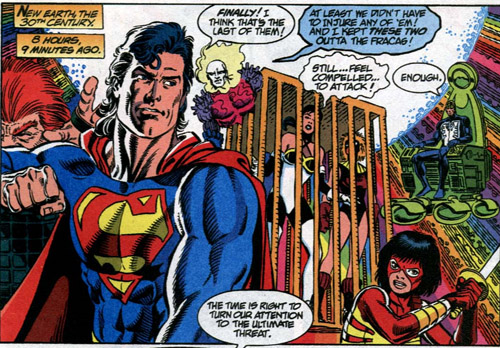 Superman can't believe he had to do everything himself