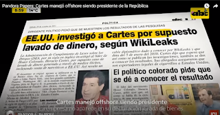 Cartes manejó offshore siendo presidente de la República. (VIDEO)