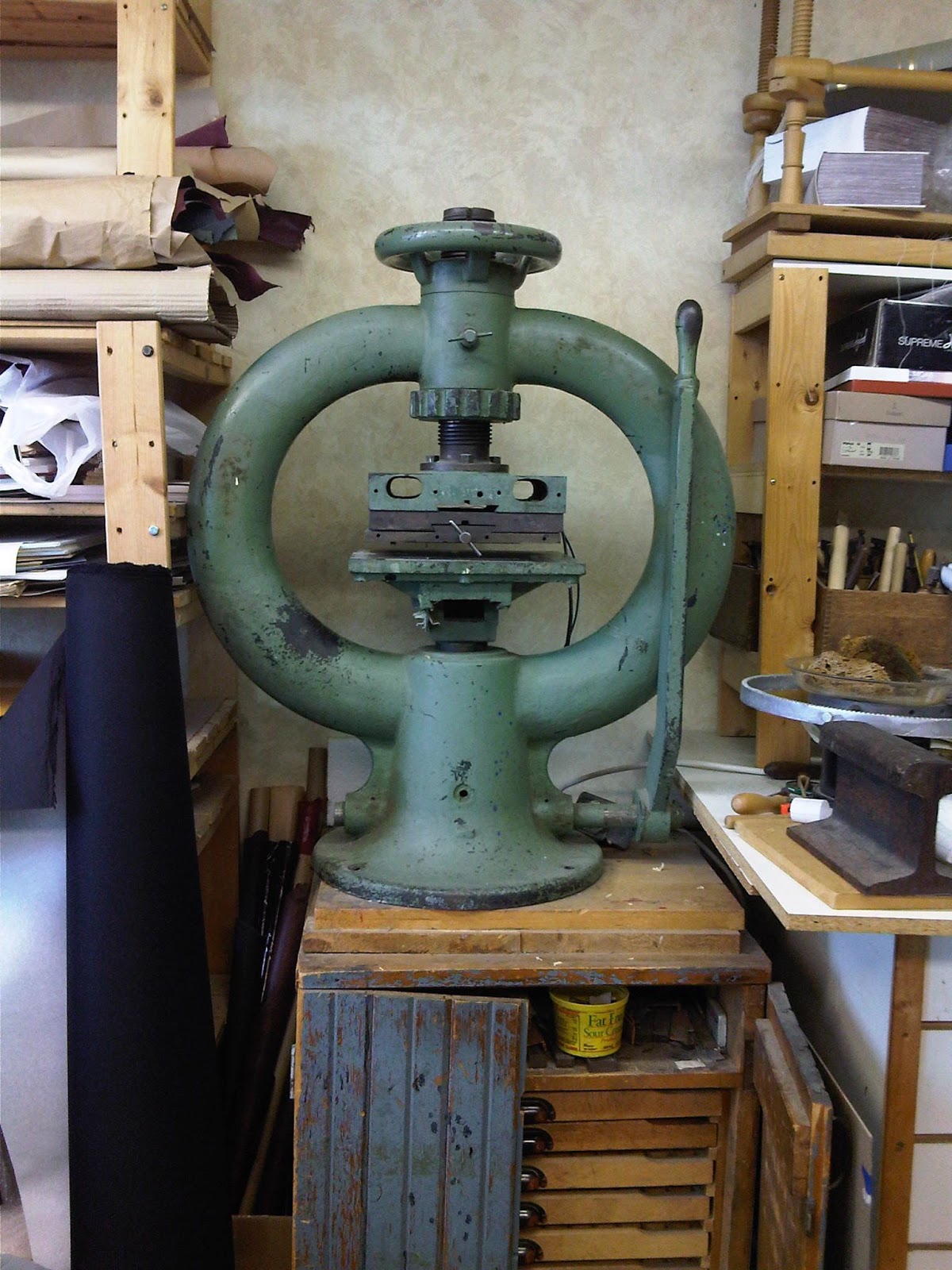 Don Taylor Bookbinder stamping press for sale