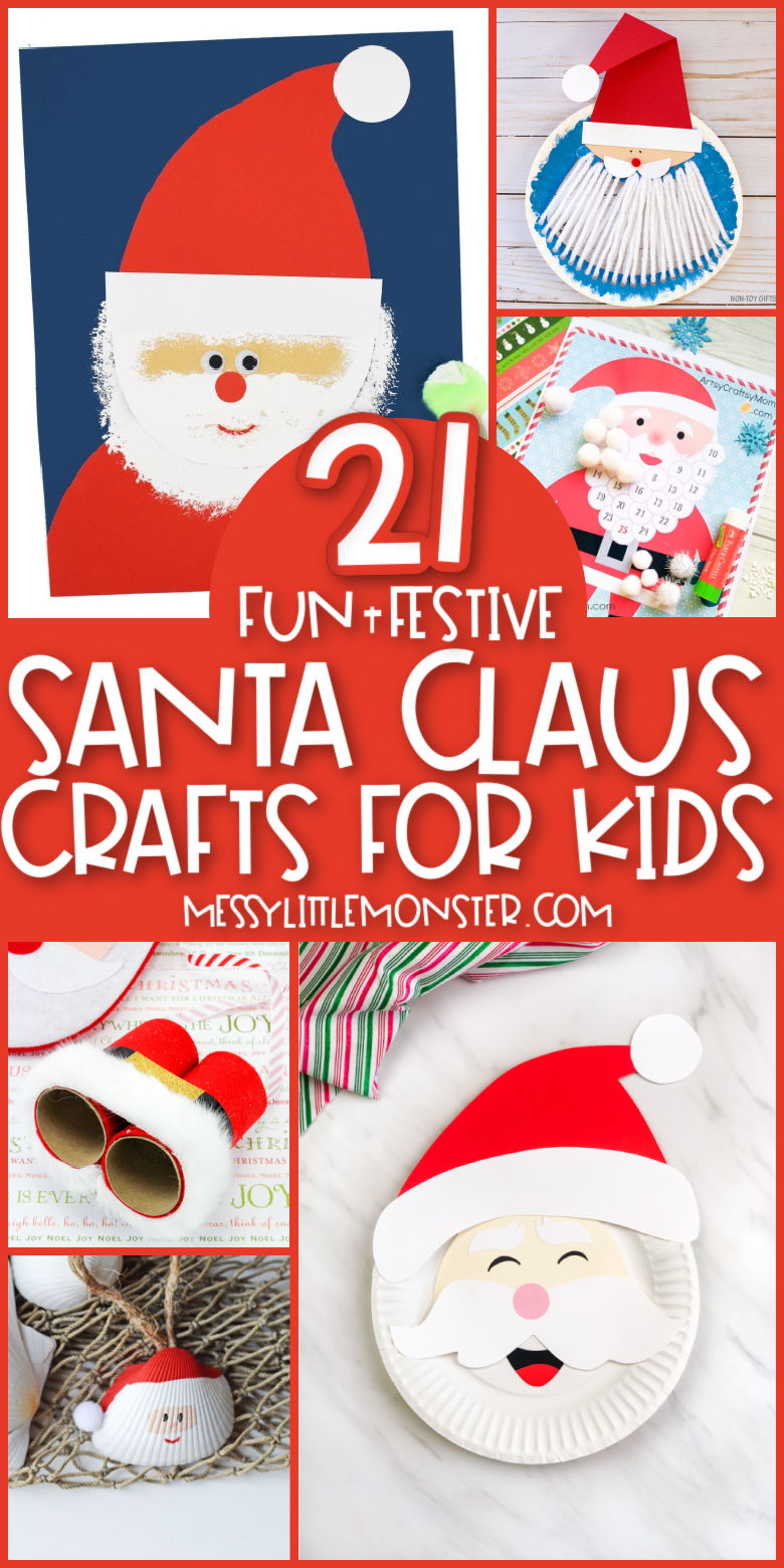 Santa Claus Crafts for kids