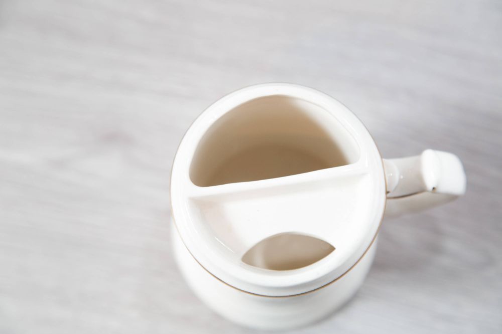 The Mustache Cup The Special Tea Cup Used by the Victorian Men to