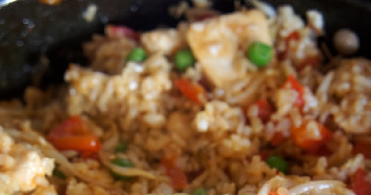 Savory Sweet and Satisfying Spicy Chicken Fried Rice with Peanuts