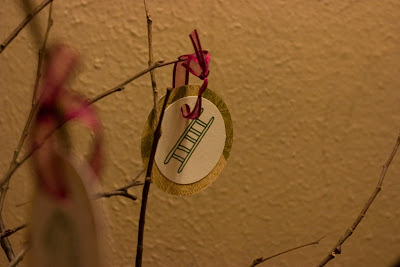 Homemade Jesse Tree with Scripture verses-The Unlikely Homeschool
