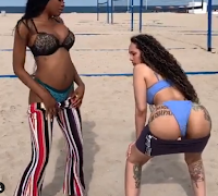 See how this HORNY Slay Queens gave men hard time at the beach with their madness (VIDEO) queen - See how this HORNY Slay Queens gave men hard time at the beach with their madness (VIDEO)