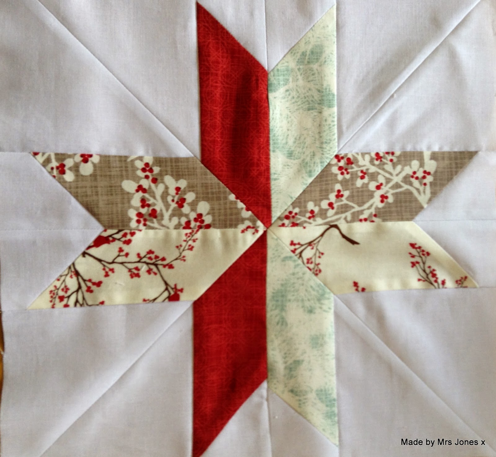 Patchwork 8 Point Star Block Tutorial