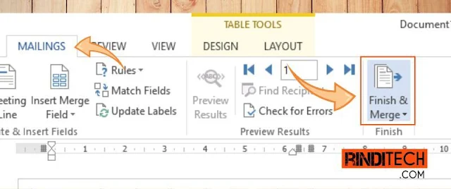 Cara Print Label Undangan 103 dan 121 di Microsoft Word