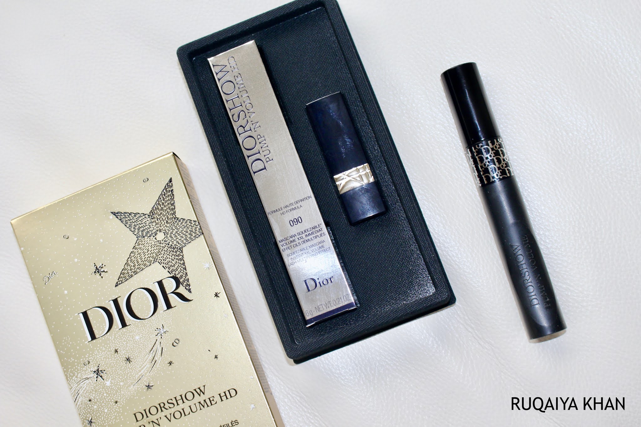 eksplicit Også form Ruqaiya Khan: Dior Pump 'N' Volume Mascara & Lipstick Set Review and  Swatches