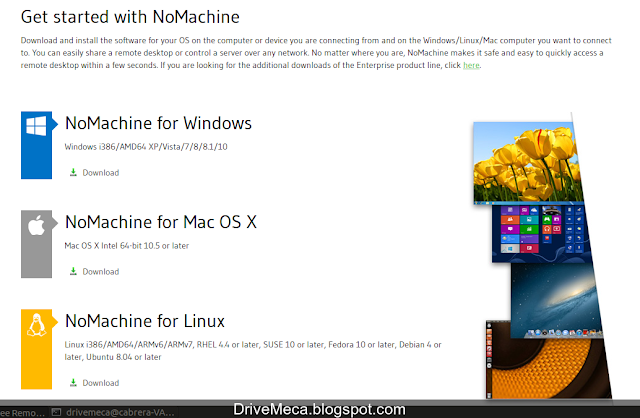 DriveMeca instalando NoMachine en Linux