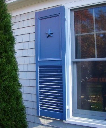 Decorative Shutter with Starfish