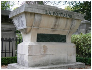 La tombe de Jean de la Fontaine