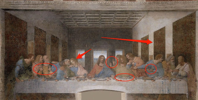 Il simbolismo di Da Vinci sull'ultima cena raffigura la fine del mondo?