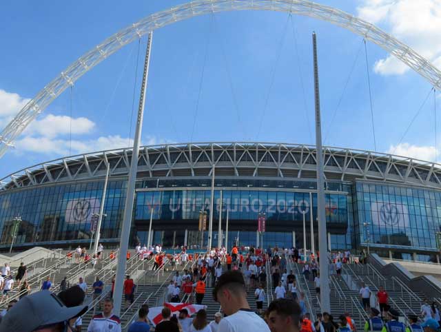 Wembley Stadium at Euro 2020