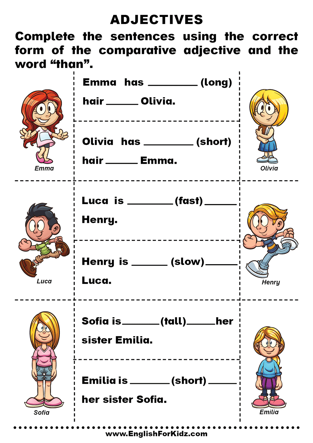 adjectives-worksheets-and-exercises