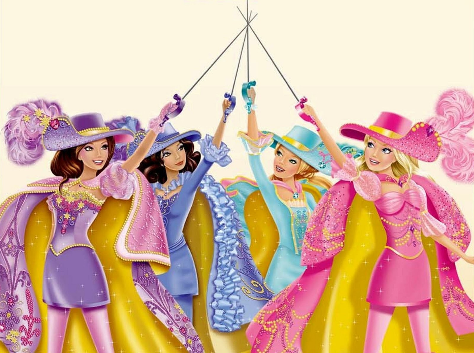 Barbie and the Three Musketeers (2009) HD Movie - barbieisbarbie